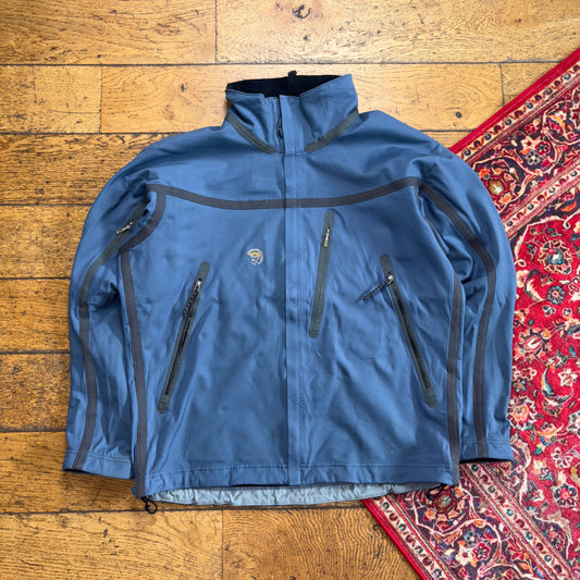 Vintage Mountain Hardwear Blue Gorpcore Hiking Waterproof Jacket - M