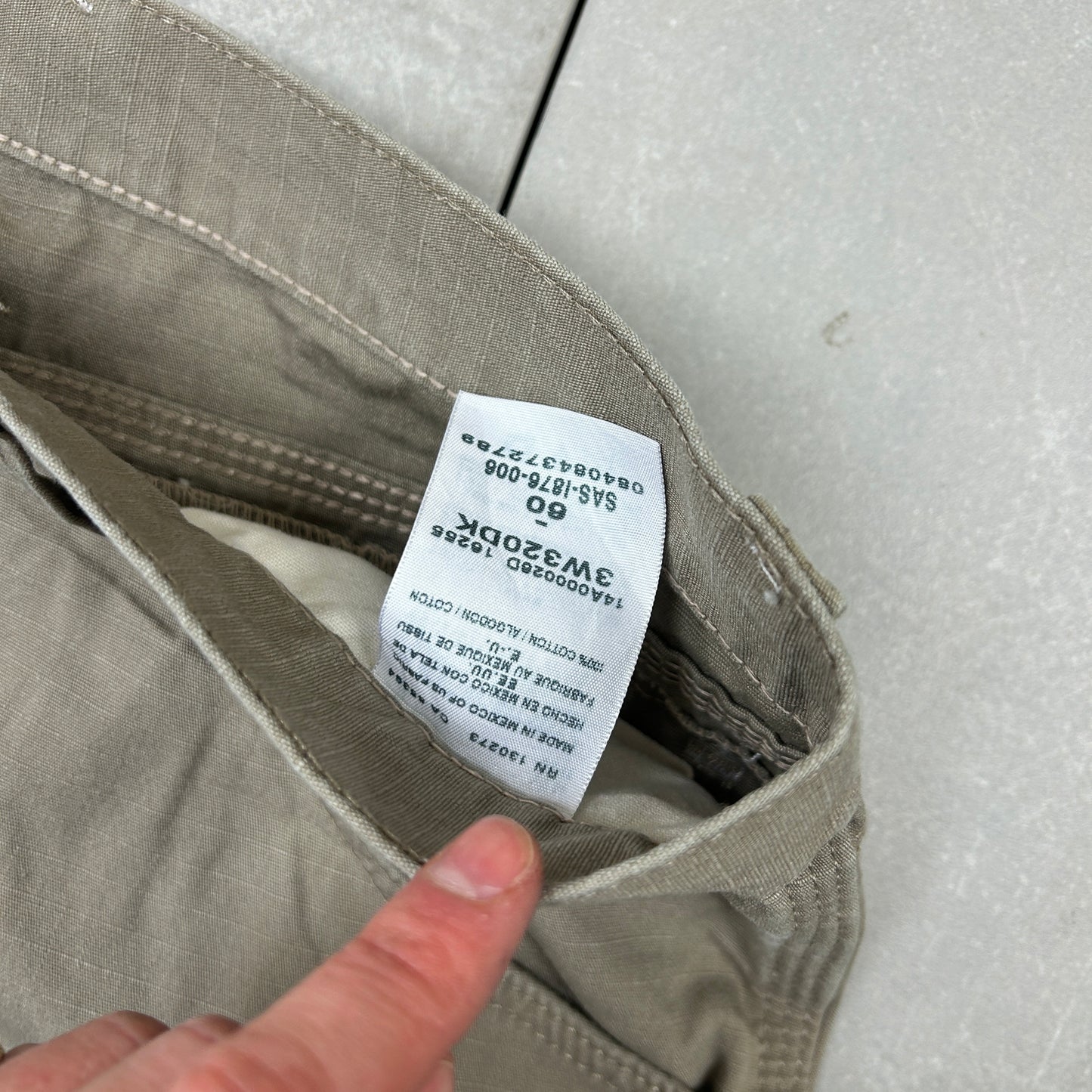 Vintage Wrangler Workwear Brown Carpenter Baggy Shorts - 60