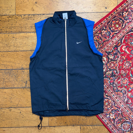 Vintage Nike y2K Navy Gorpcore Gilet Vest - S