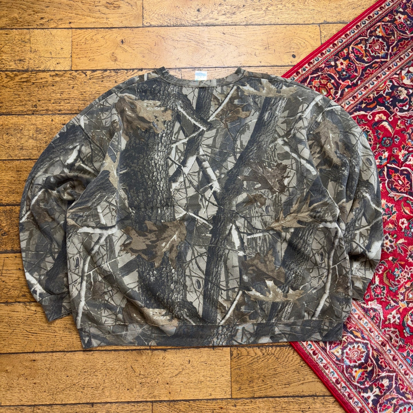 Vintage Realtree Camo Green Sweatshirt - 3XL