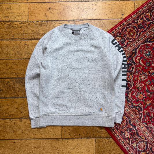 Vintage Womens Grey Carhartt Sweatshirt - S