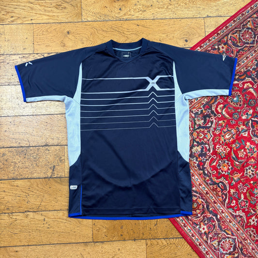 Vintage Umbro Navy Graphic T-Shirt - S