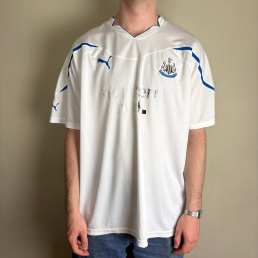 Vintage Newcastle United NUFC 10/11 White Football Shirt - 2XL