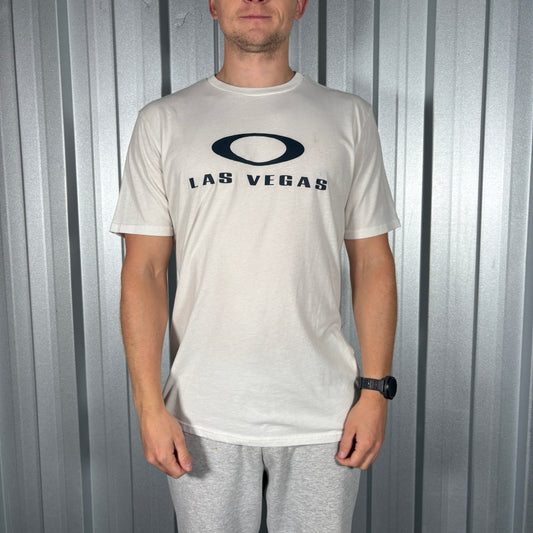 Oakley White Graphic T Shirt - M