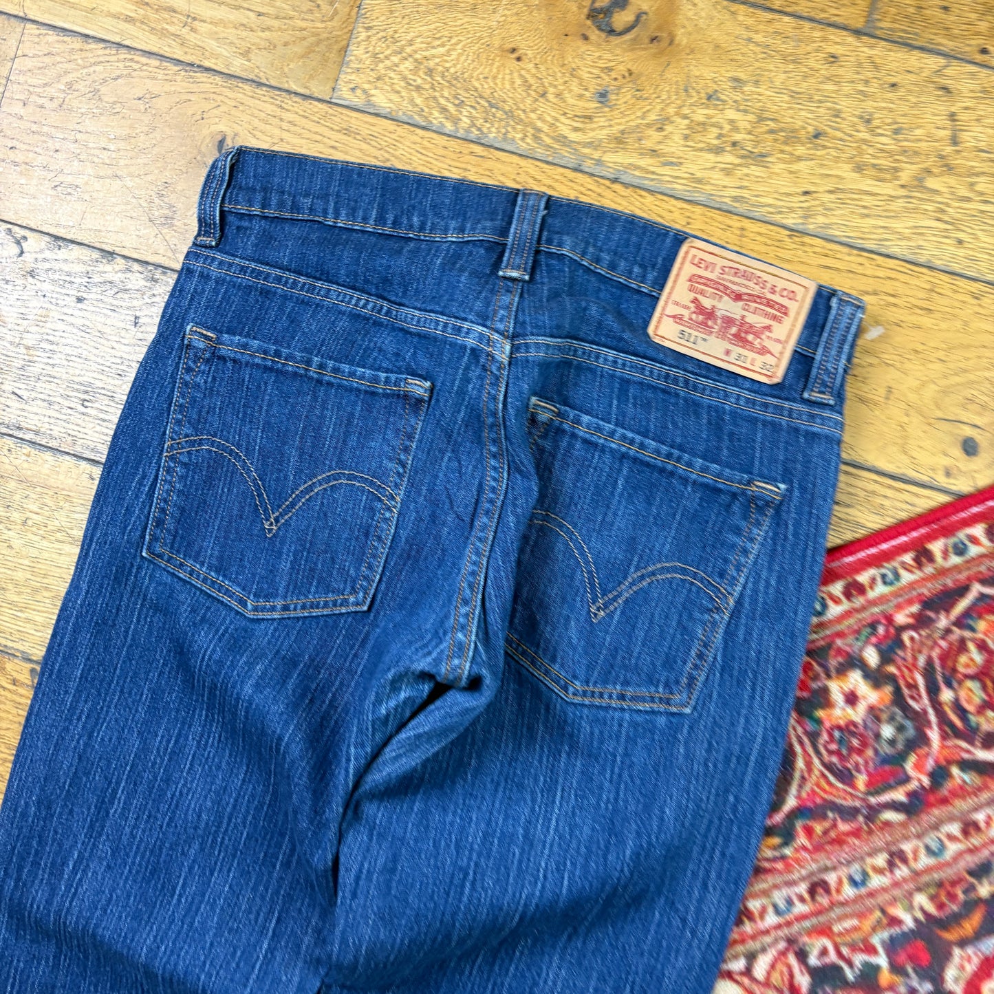 Vintage Levis 511 Slim Blue Denim Jeans - 32