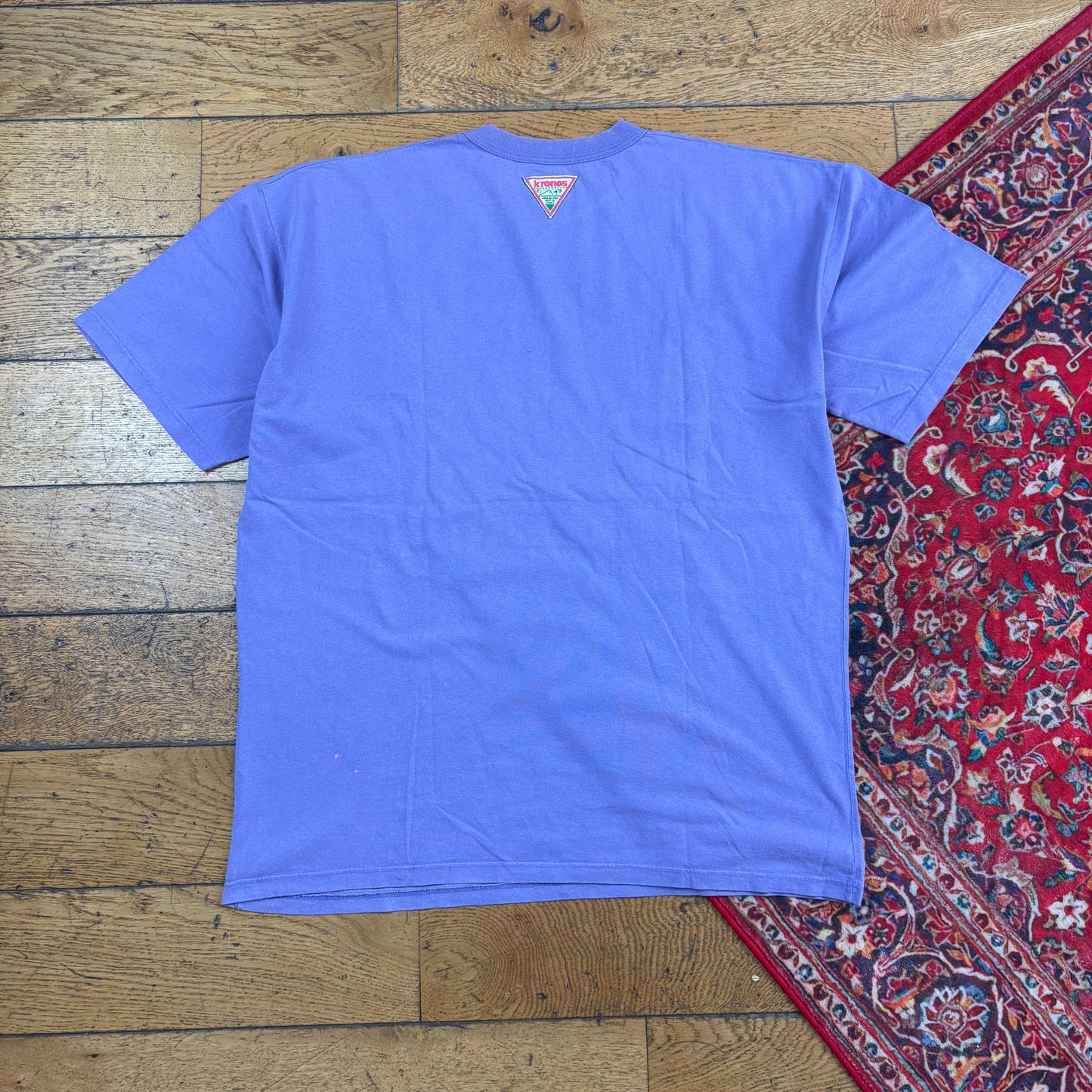 Vintage 90s Kronos Purple Surfwear Graphic T-Shirt - L