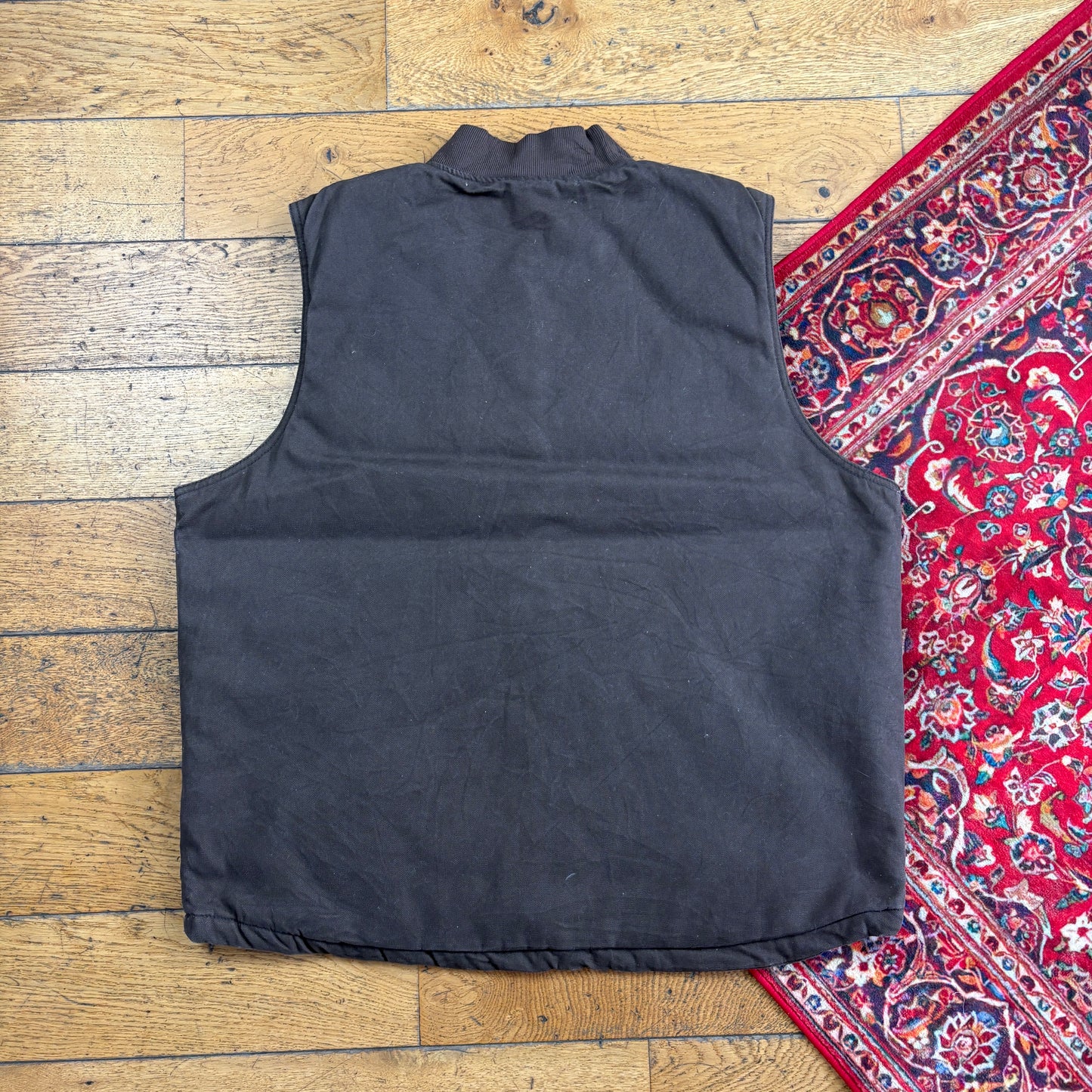 Vintage Wolverine Brown Gilet Workwear Vest - XL