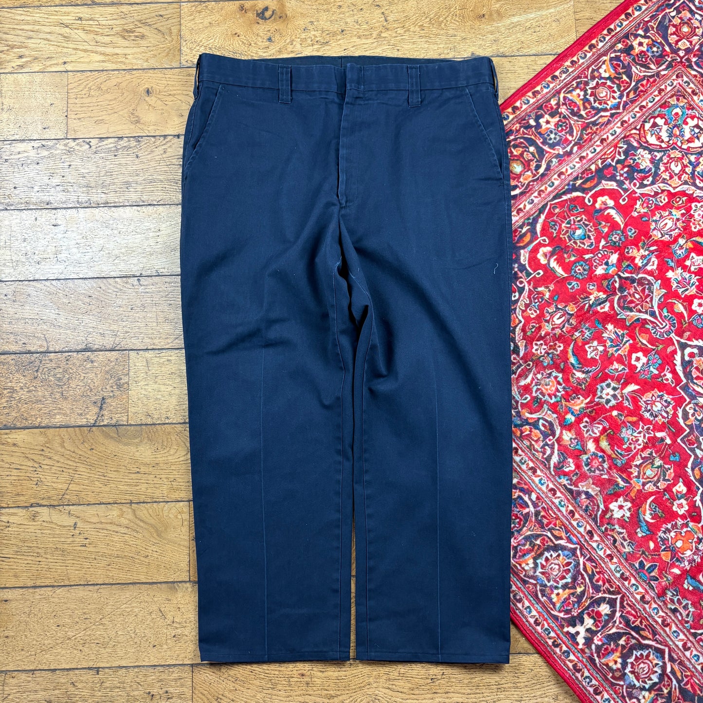 Vintage Dickies 874 Skate Black Trousers - 42