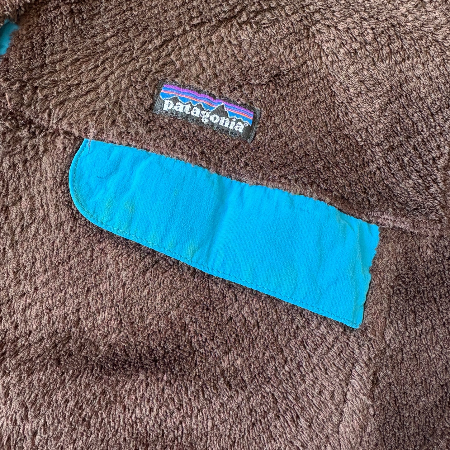 Vintage Patagonia Brown Womens Fleece Synchilla Button Jumper - L
