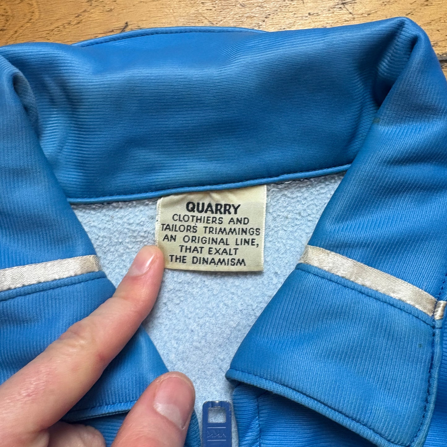 Vintage Blue Tracksuit Track Shell Windbreaker Jacket - XL