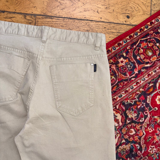 Vintage Oakley Cream Straight Shorts Jorts - 32