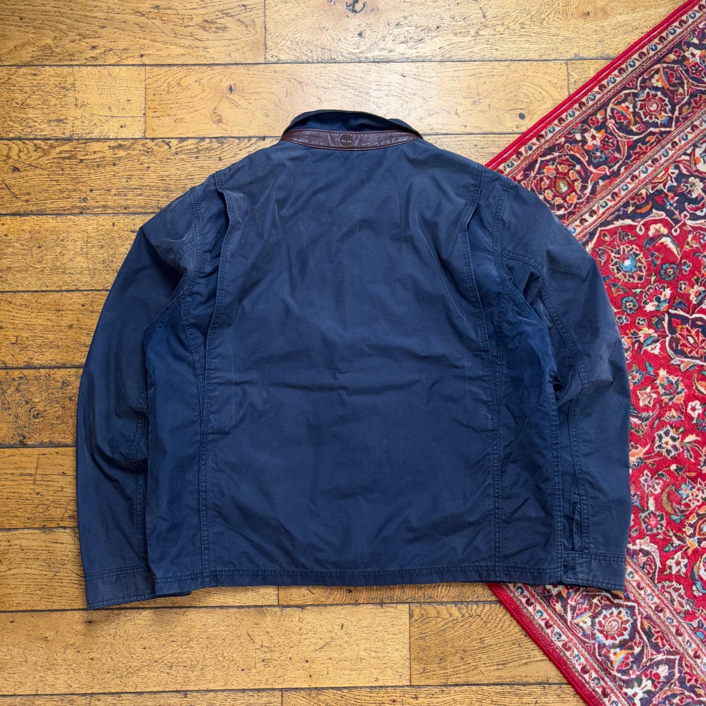 Vintage Timberland Navy Harrington Jacket - XL