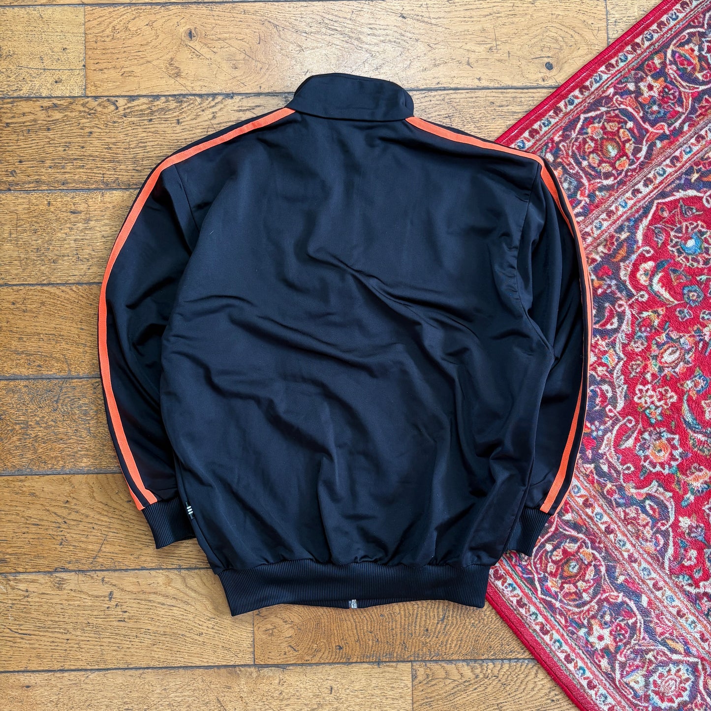 Vintage 90s Adidas Black Tracksuit Track Shell Windbreaker Jacket - XS