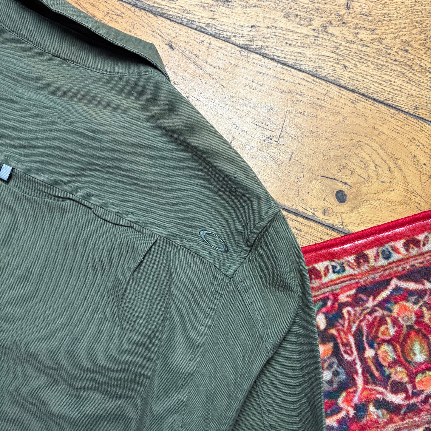 Vintage Oakley Green Workwear Overshirt Jacket - M