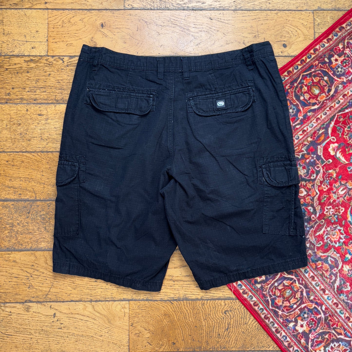Vintage Ecko Unltd Black Hip Hop Baggy Shorts Jorts - 40