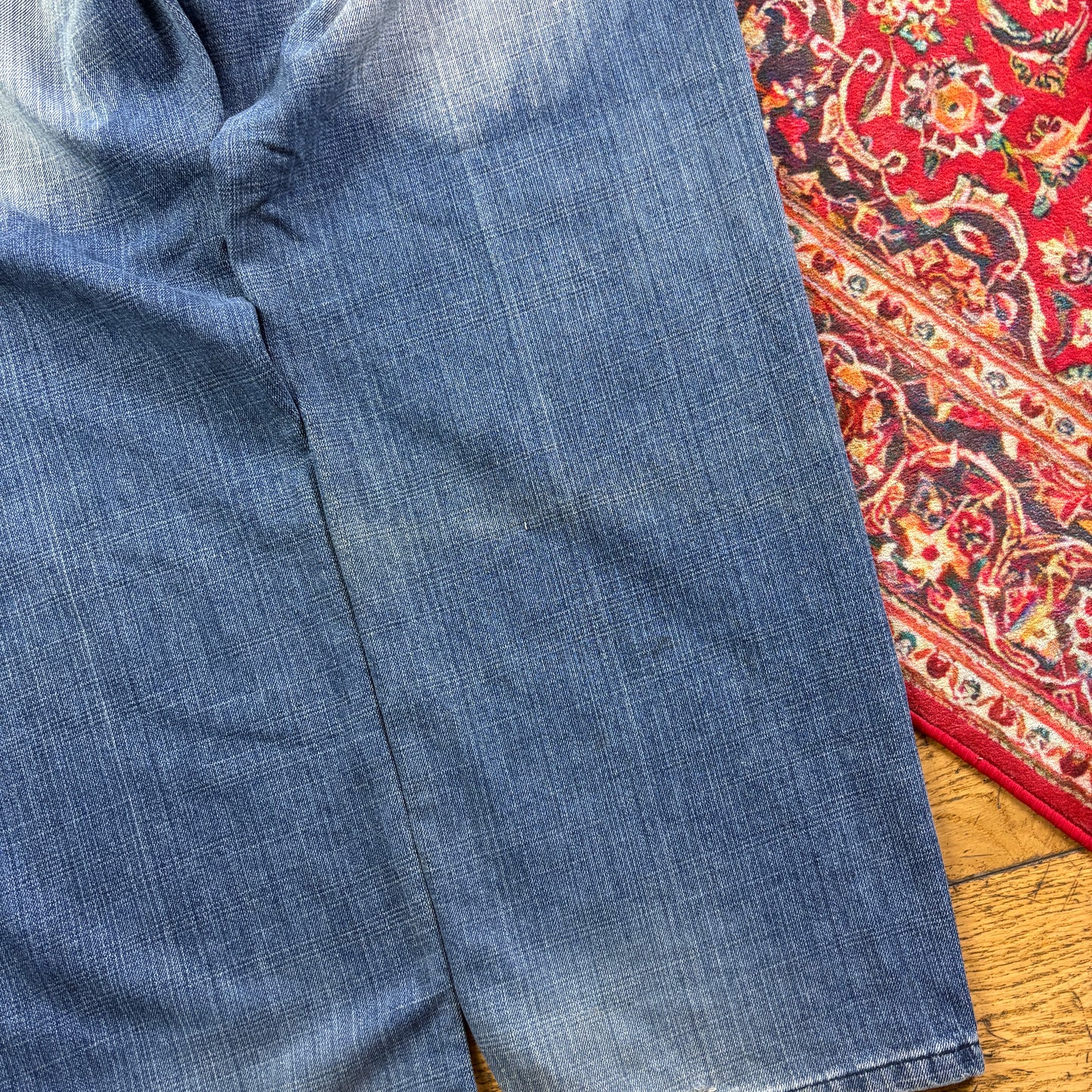 Vintage Akademiks Blue Embroidered Y2K Hip Hop Baggy Jeans - 38