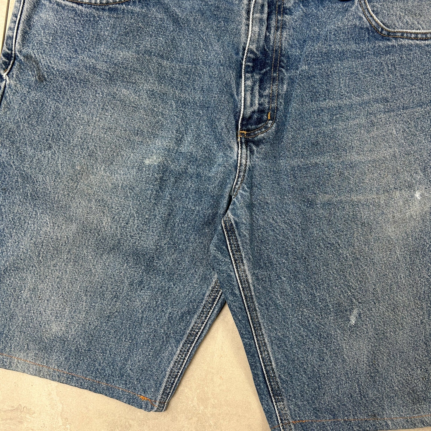 Vintage Carhartt Workwear Baggy Blue Carpenter Shorts - 40