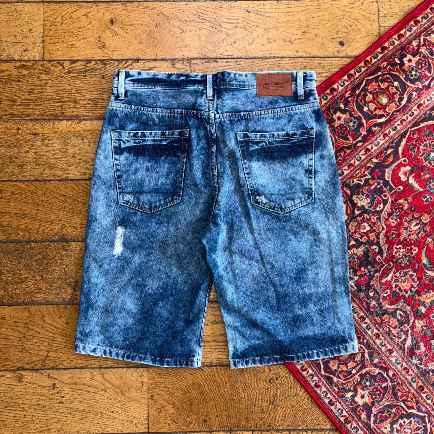 Vintage Pull and Bear Blue Denim Shorts - 32