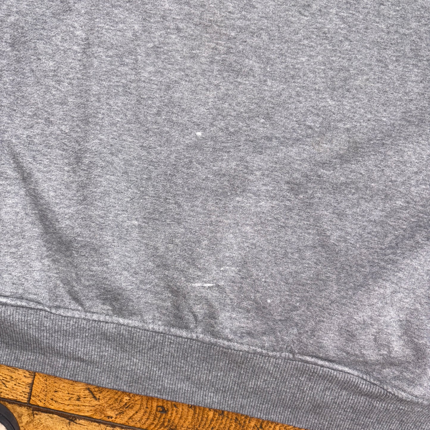 Vintage 90s  Nike Swoosh Grey Zip College Varsity Embroidered Sweatshirt - XL