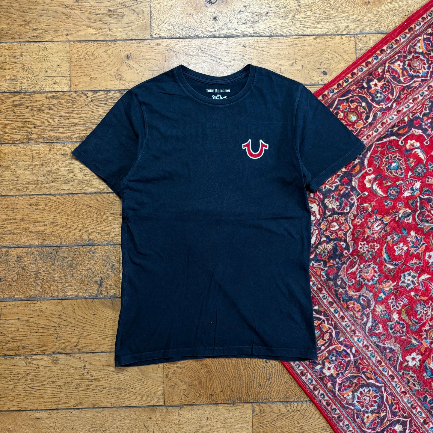 Vintage True Religion Black Graphic T-Shirt - XS