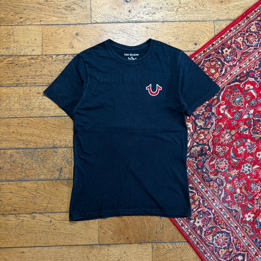 Vintage True Religion Black Graphic T-Shirt - XS