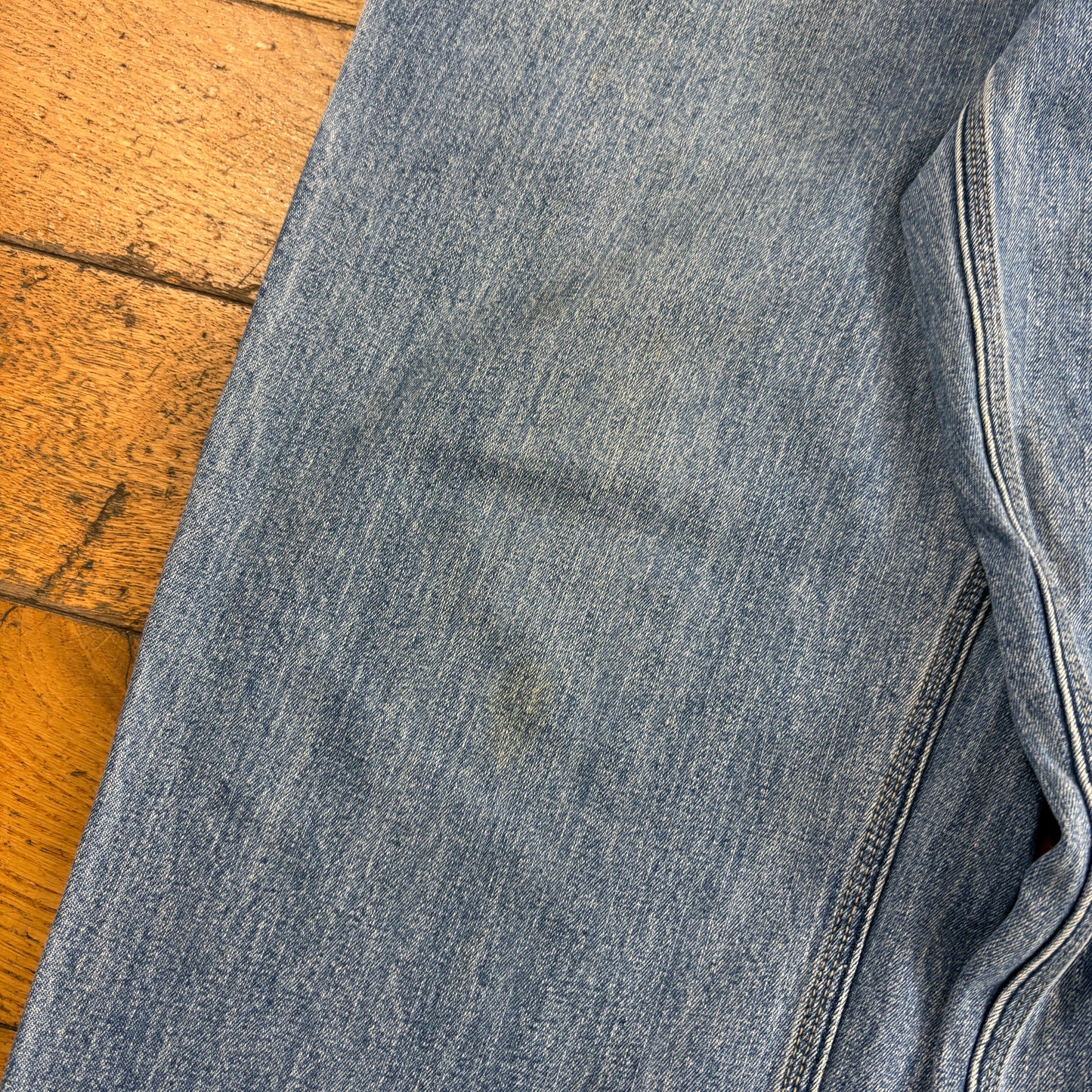 Vintage DrunknMunky Blue Carpenter Embroidered Y2K Hip Hop Baggy Jeans - 36