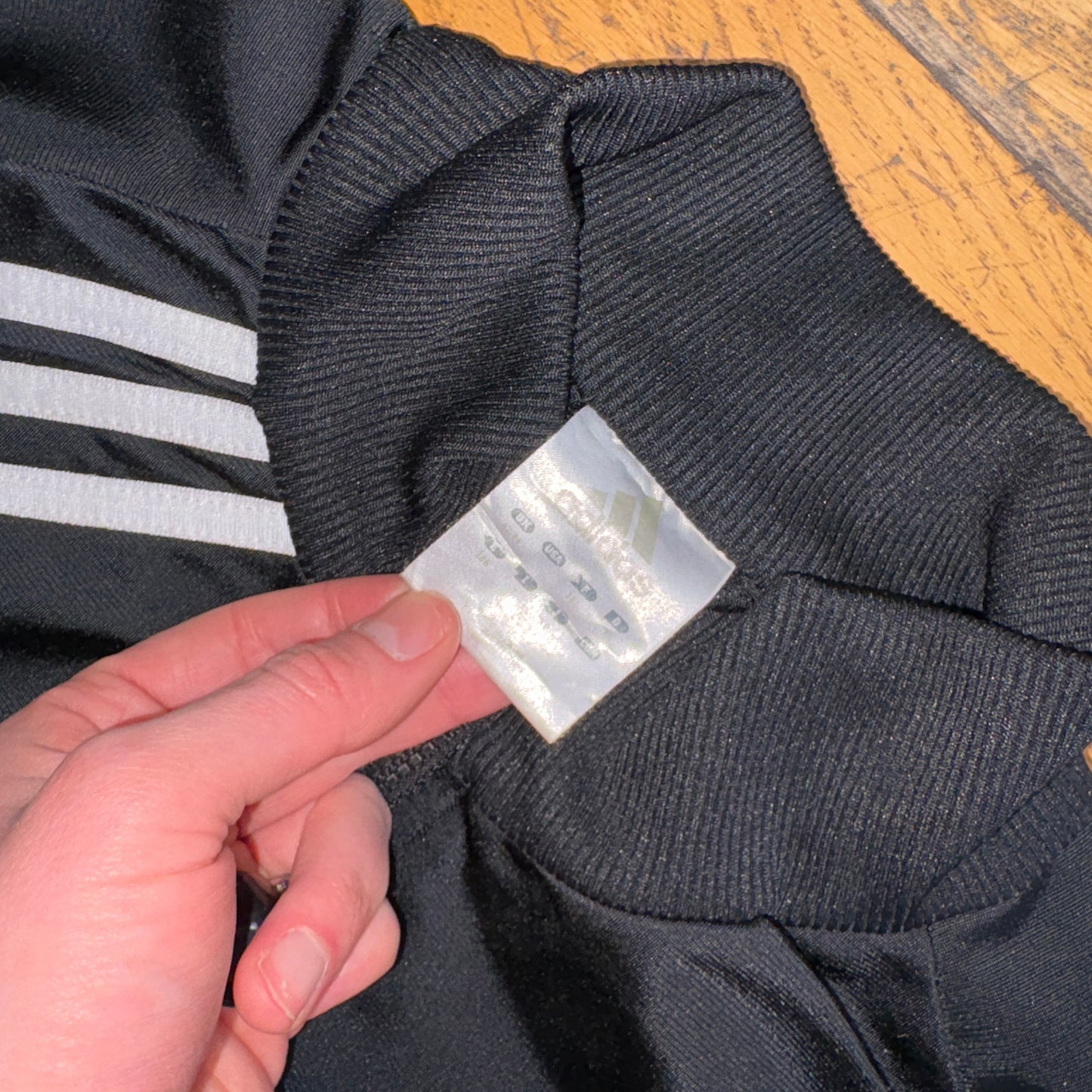 Vintage Adidas Black Tracksuit Track Jacket - 2XL