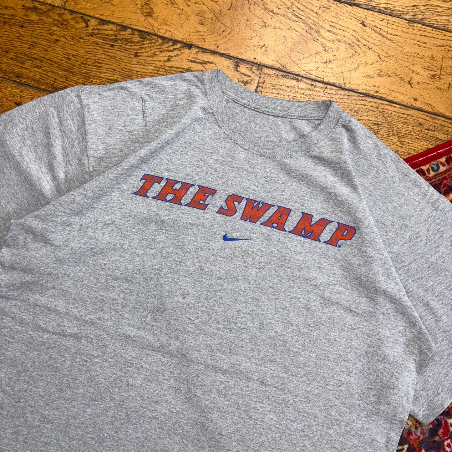 Vintage 00s Nike Grey Florida Gators Football Graphic T-Shirt - XL