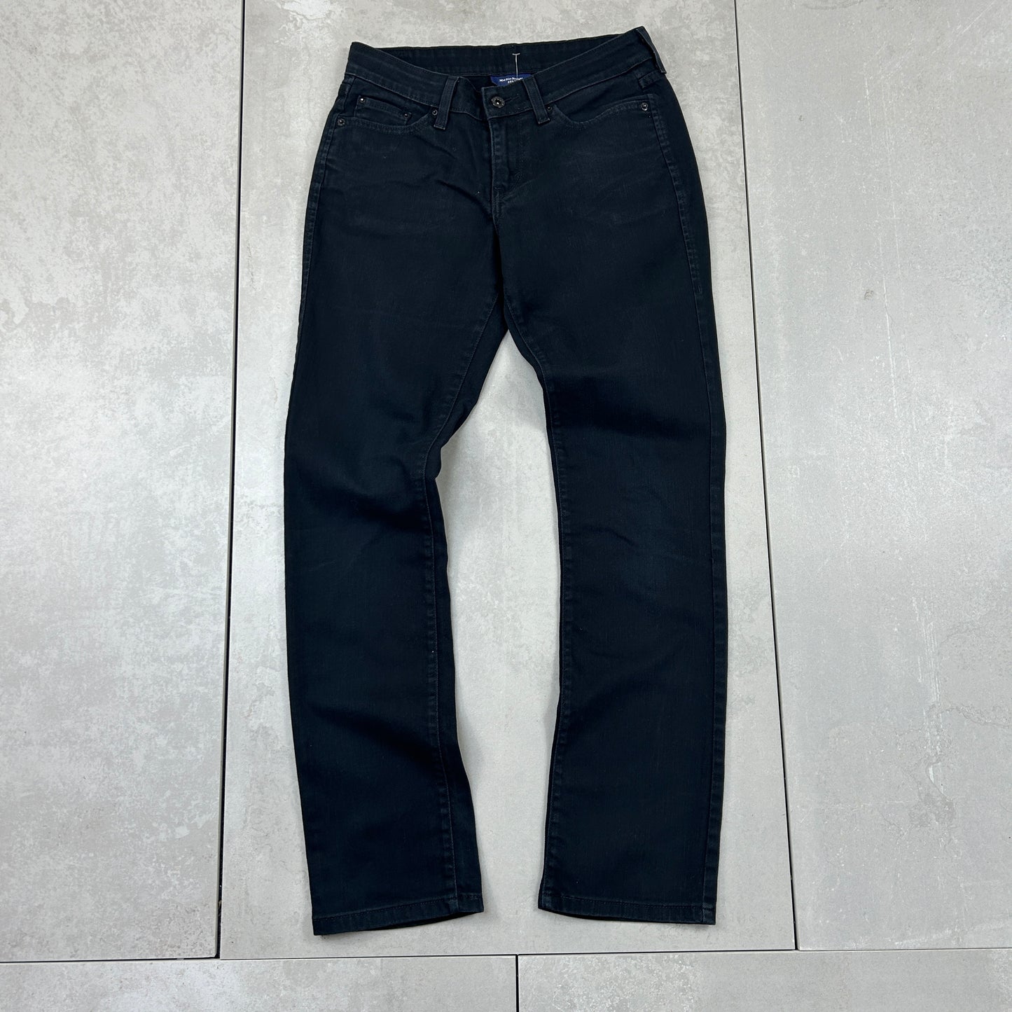 Vintage Levis 552 Straight Black Womens Denim Jeans - 10