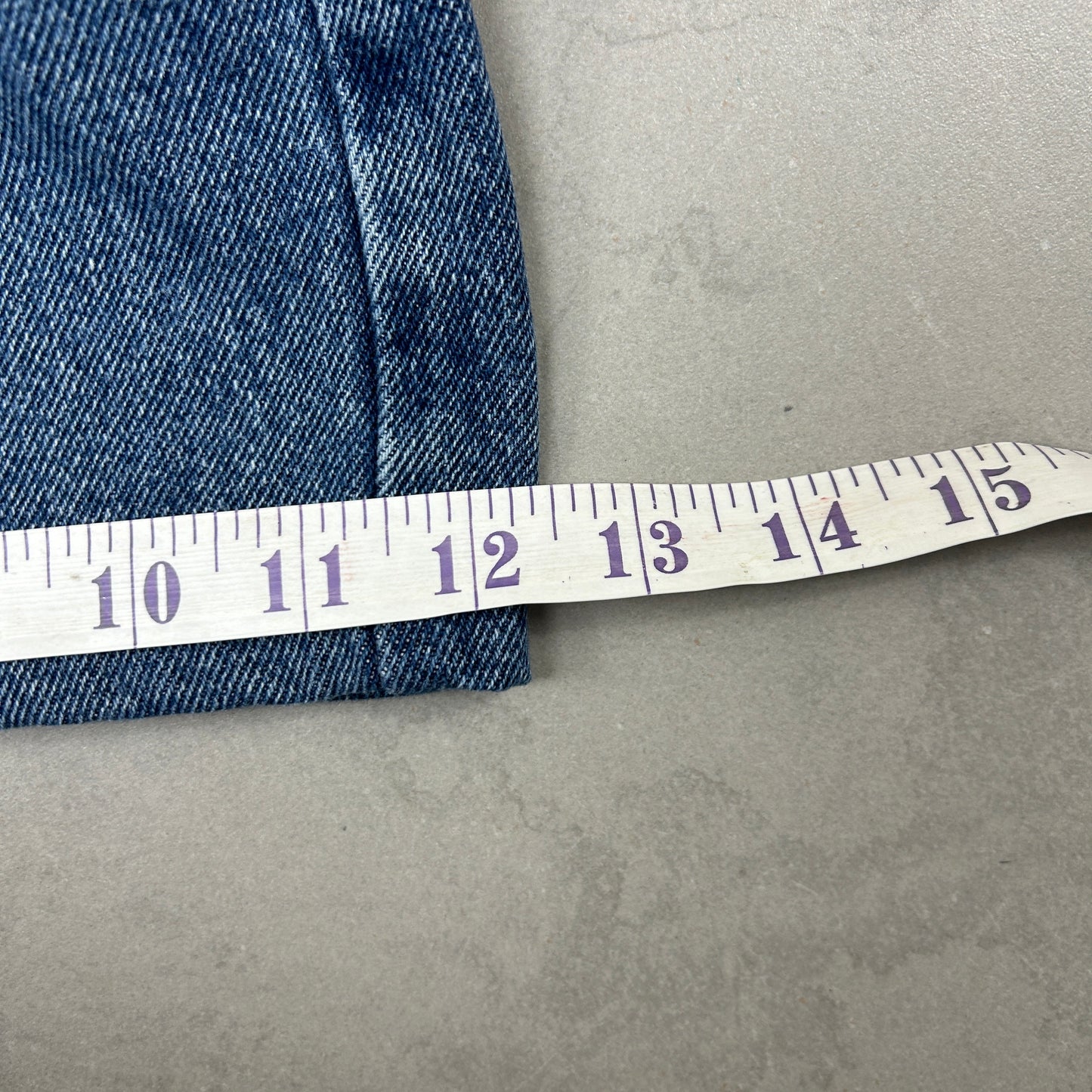 Vintage Wrangler Blue Denim Carpenter Baggy Shorts - 38