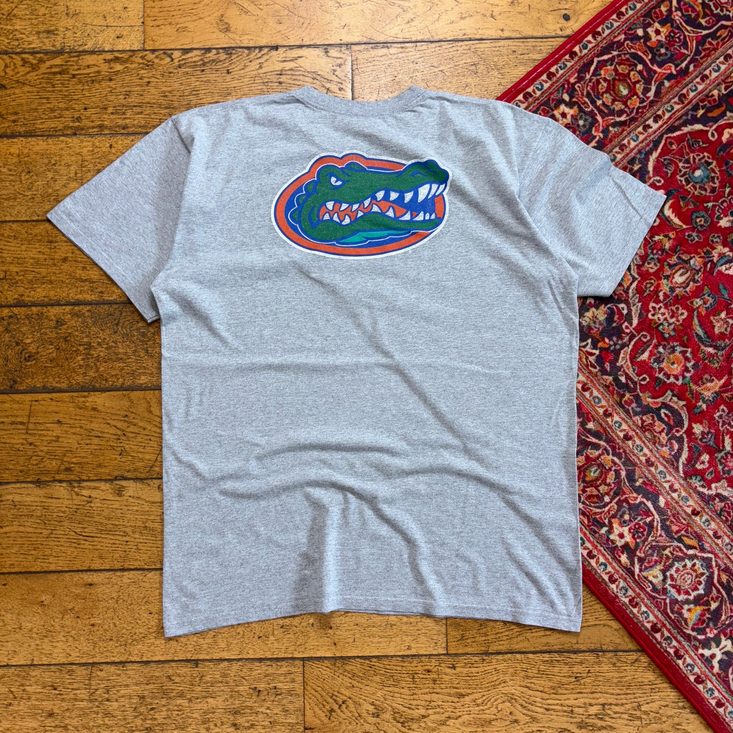 Vintage 00s Nike Grey Florida Gators Football Graphic T-Shirt - XL