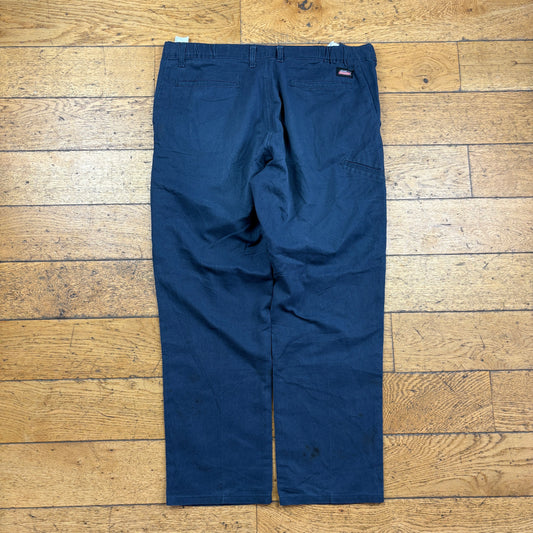 Vintage Dickies 874 Navy Baggy Skate Trousers - 38