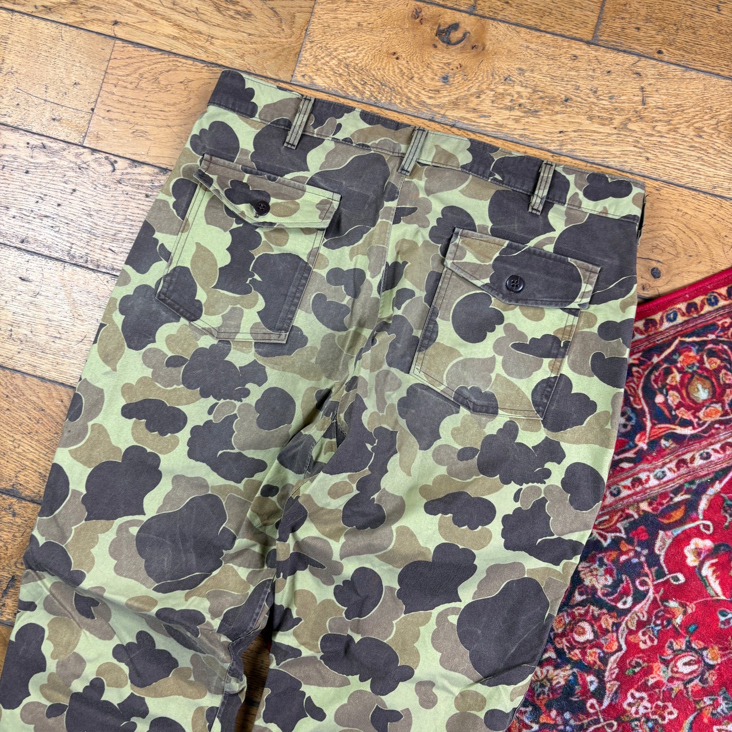 Vintage Real Tree Camo Green Hunting Workwear Trousers - 38