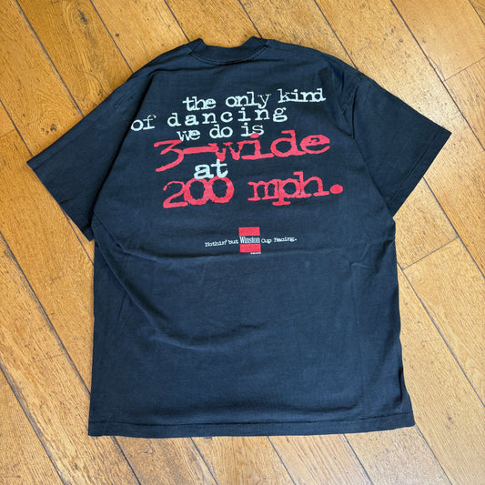 Vintage 1996 NASCAR Winston Cup Black Single Stitch Graphic T-Shirt - M