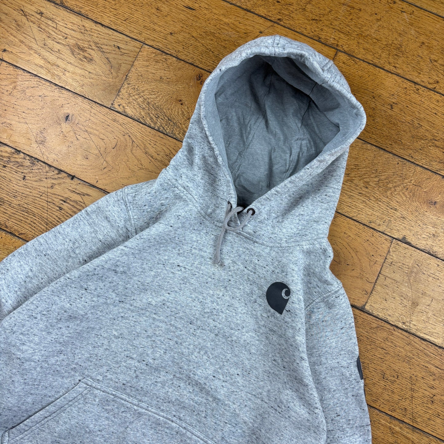 Vintage Carhartt Womens Grey Hoodie Sweatshirt - S