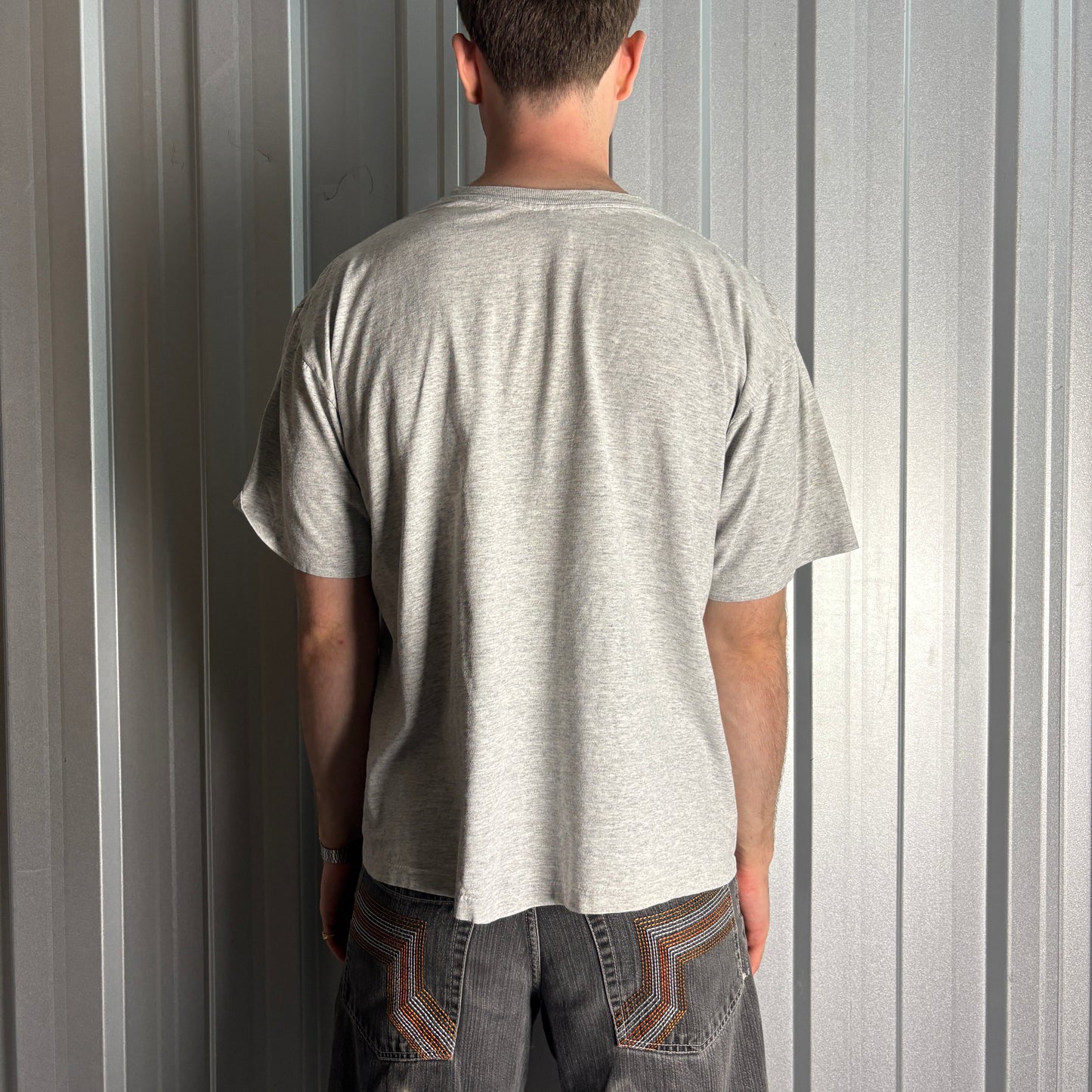 Vintage 90s Snoopy Grey Single Stitch Graphic T-Shirt - XL
