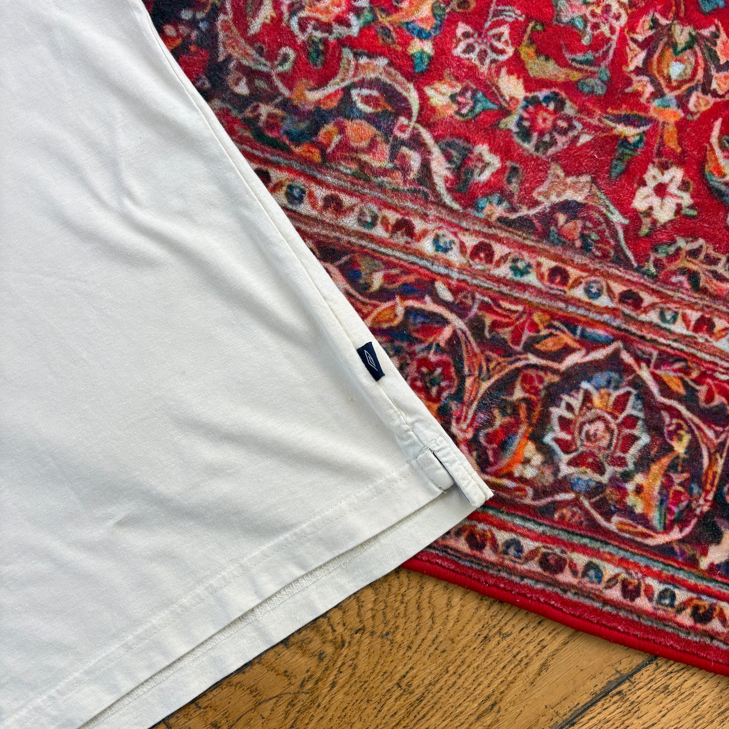 Vintage Umbro Embroidered Cream T-Shirt - L