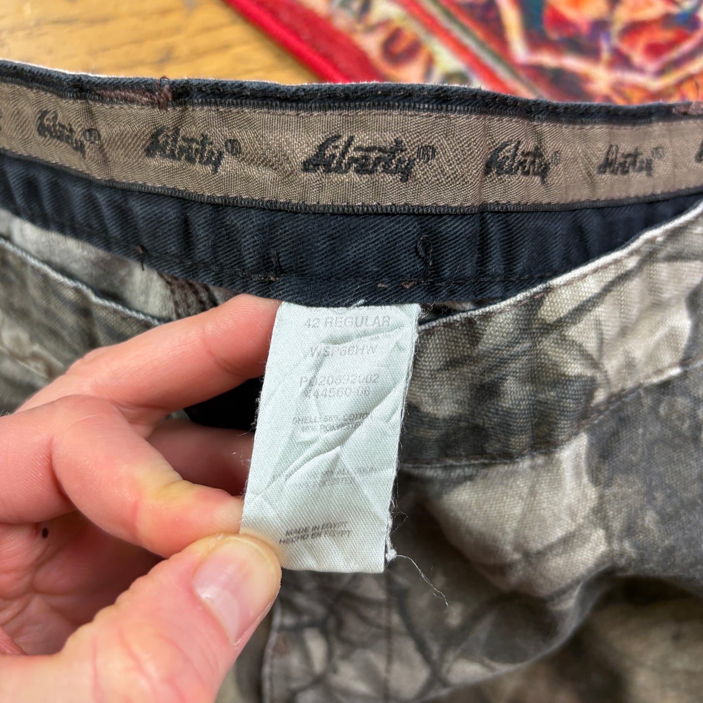 Vintage Real Tree Camo Green Cargo Hunting Workwear Trousers - 42