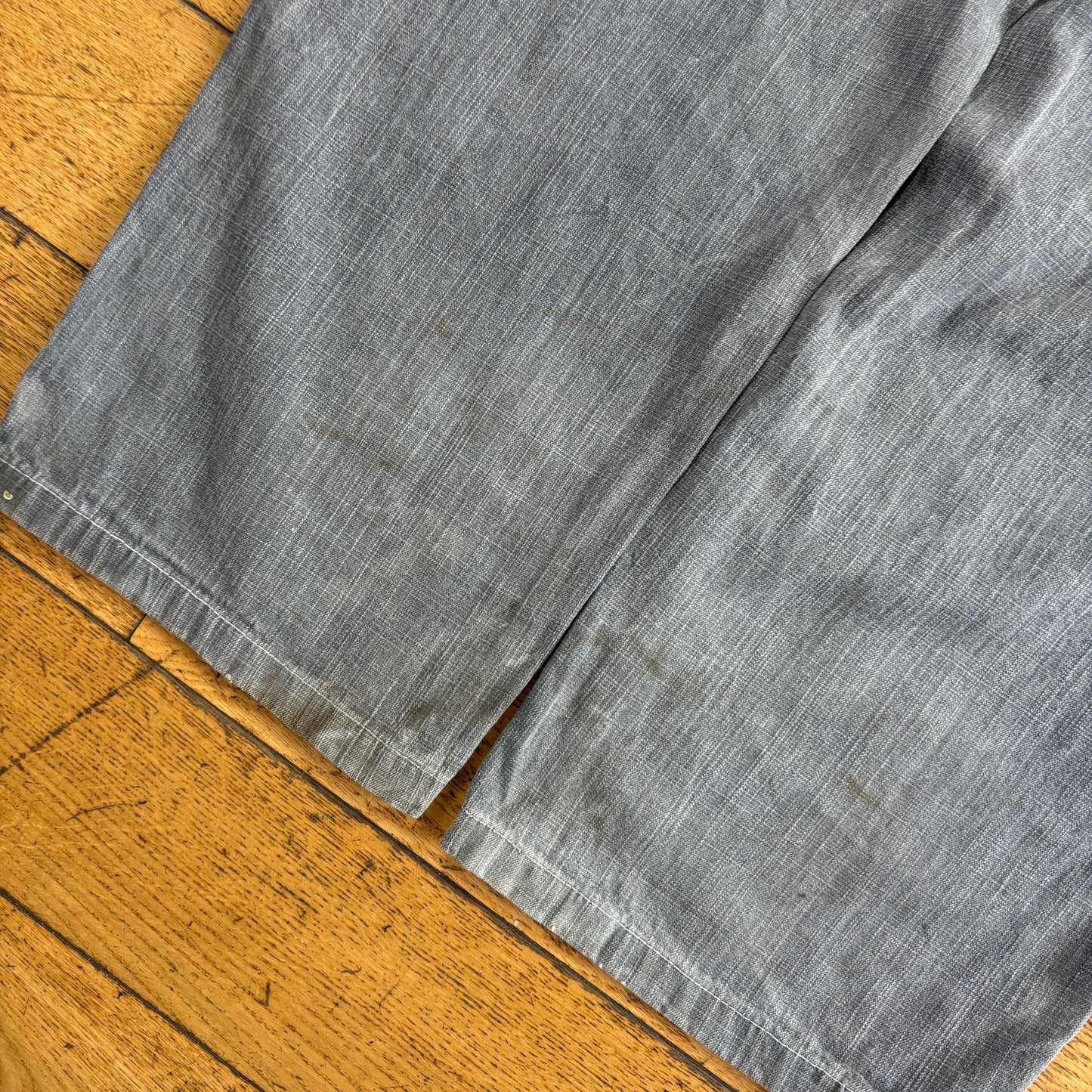 Vintage Southpole Grey Embroidered Y2K Hip Hop Baggy Jeans - 34