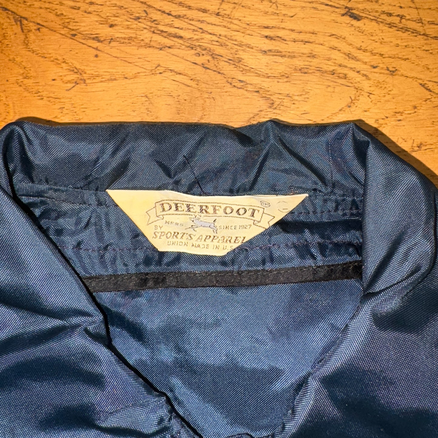 Vintage Navy Nylon Coach Harrington Jacket - 2XL