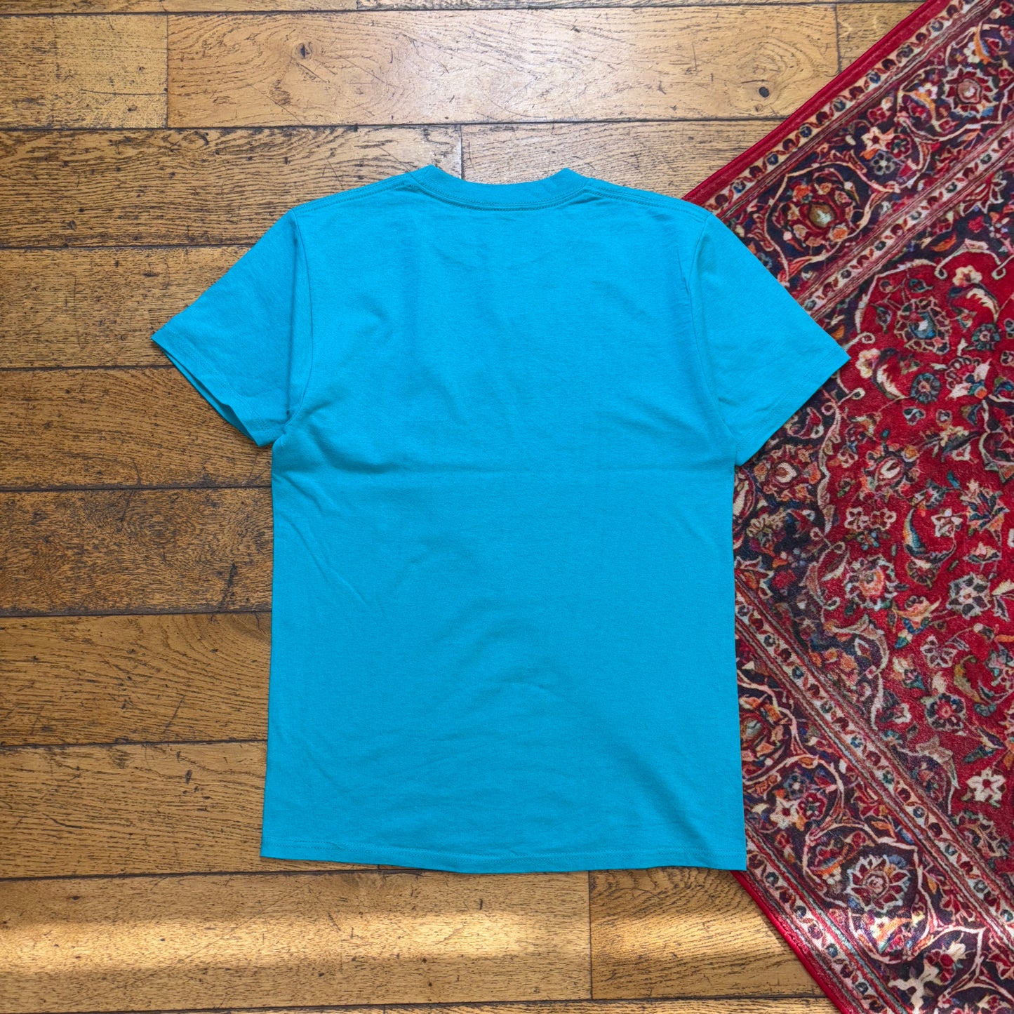 Vintage Obey Blue Skate Graphic T-Shirt - XS