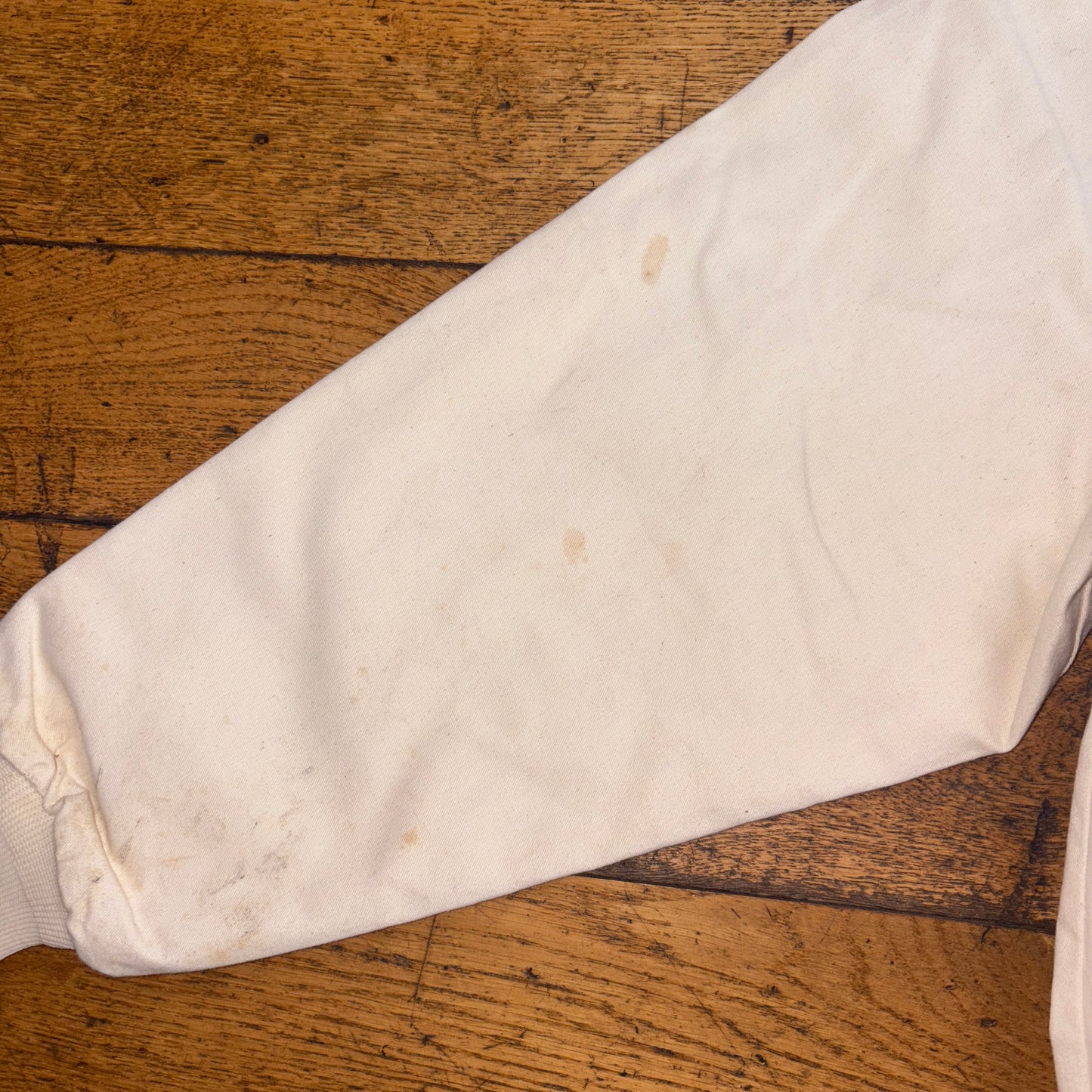 Vintage Cream Workwear Utility Bomber Carhartt Style Jacket - XL