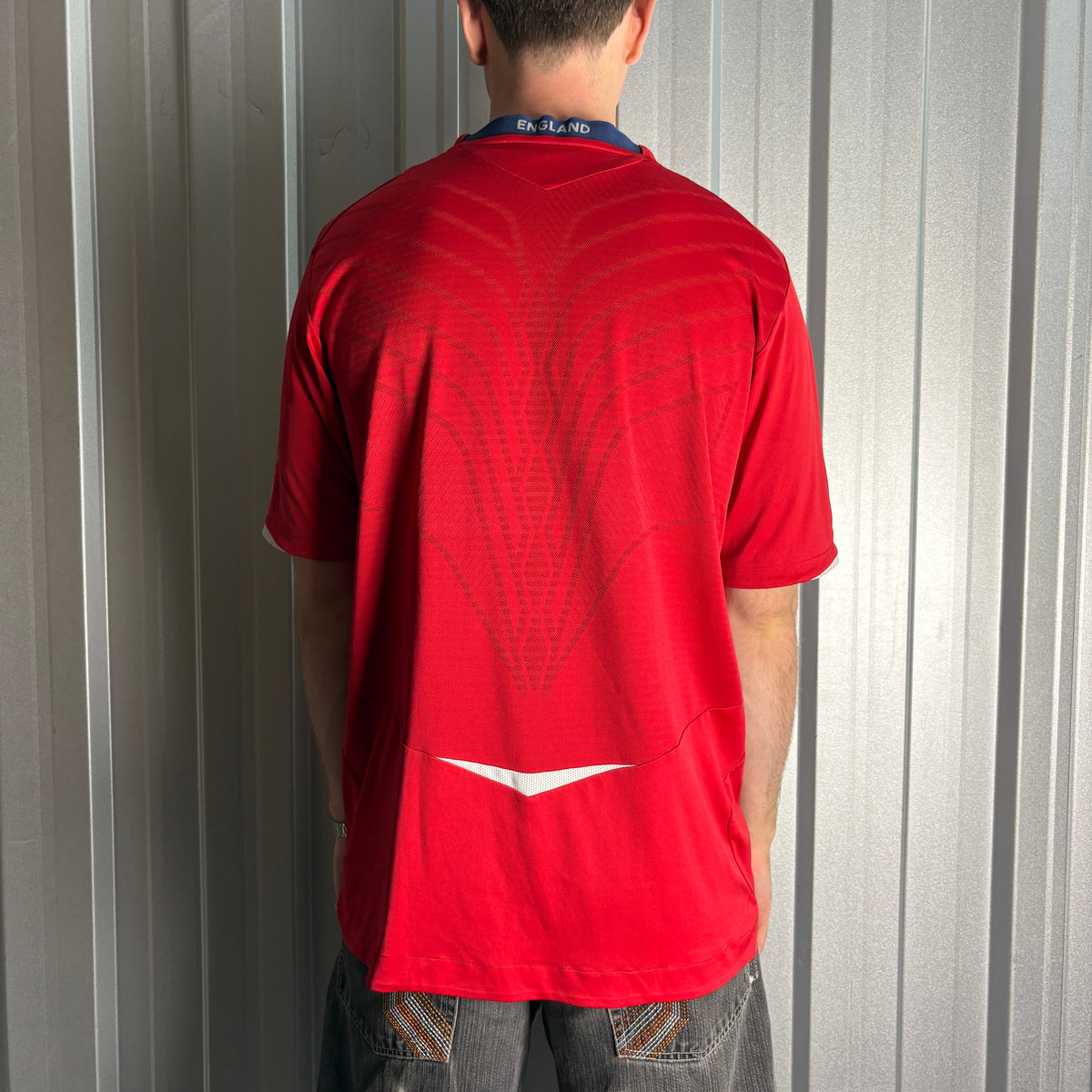 Vintage 08 Umbro Red England Football Shirt - XL