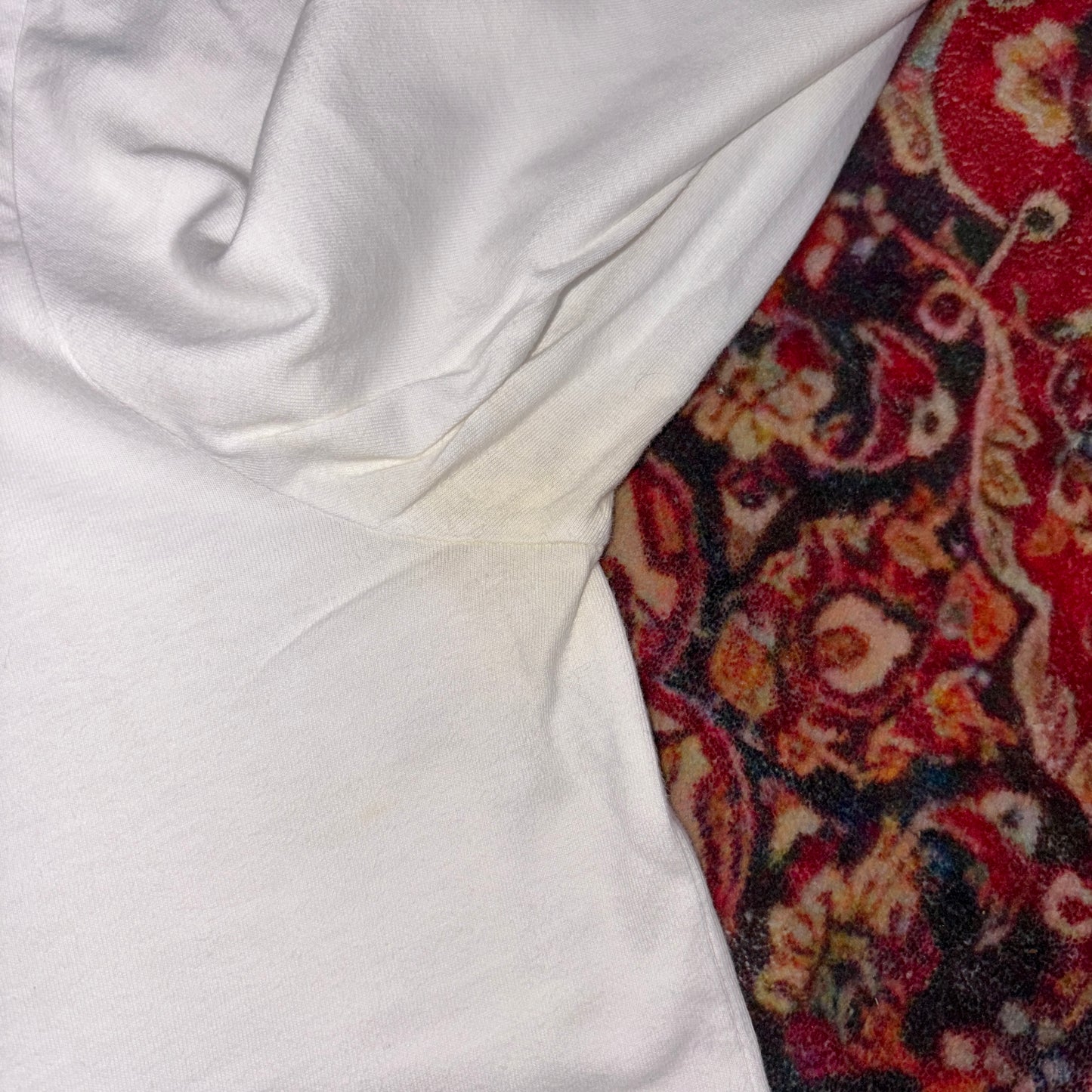 Vintage Ralph Lauren USA Flag White Long Sleeve Graphic T-Shirt - S