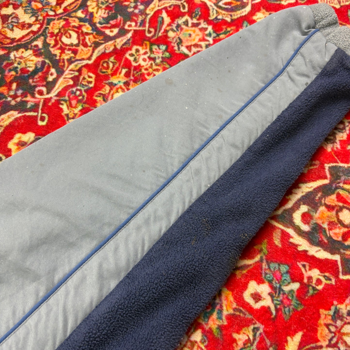Vintage 90s Adidas Blue Fleece Embroidered Sweatshirt - L