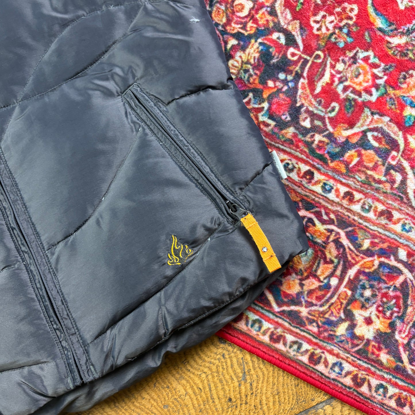 Vintage Oneill Surfwear Grey Womens Gilet Puffer Jacket - Size 8/10