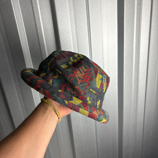 Colourful Wavy Bowler Top Hat Fedora