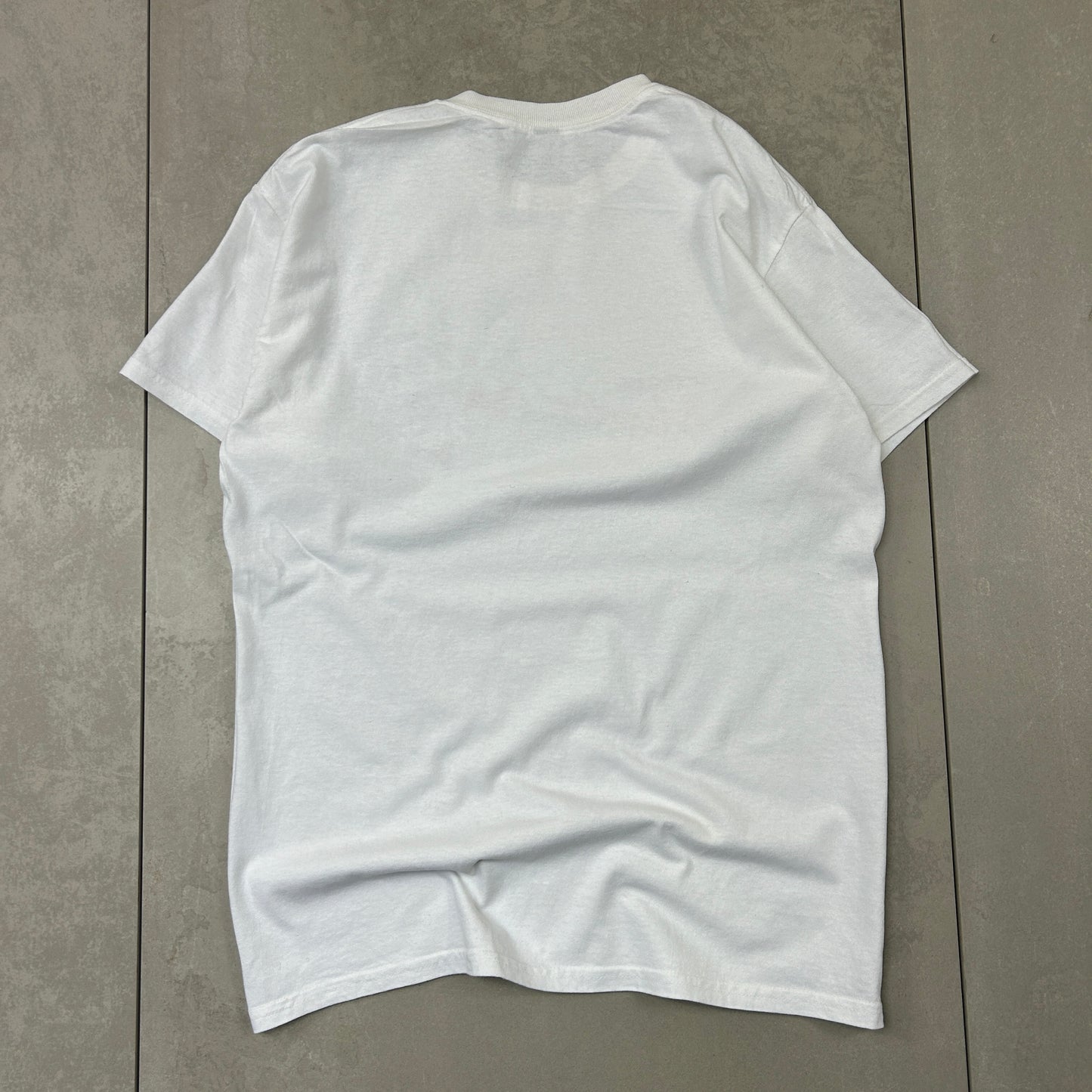 Vintage Graphic White Funny T-Shirt - S
