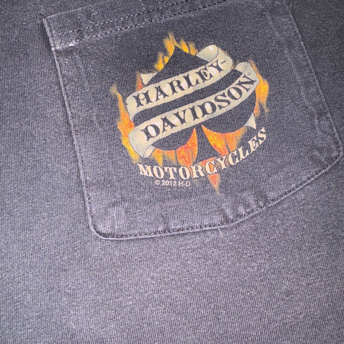 Vintage Harley Davidson Black Graphic T-Shirt - 2XL