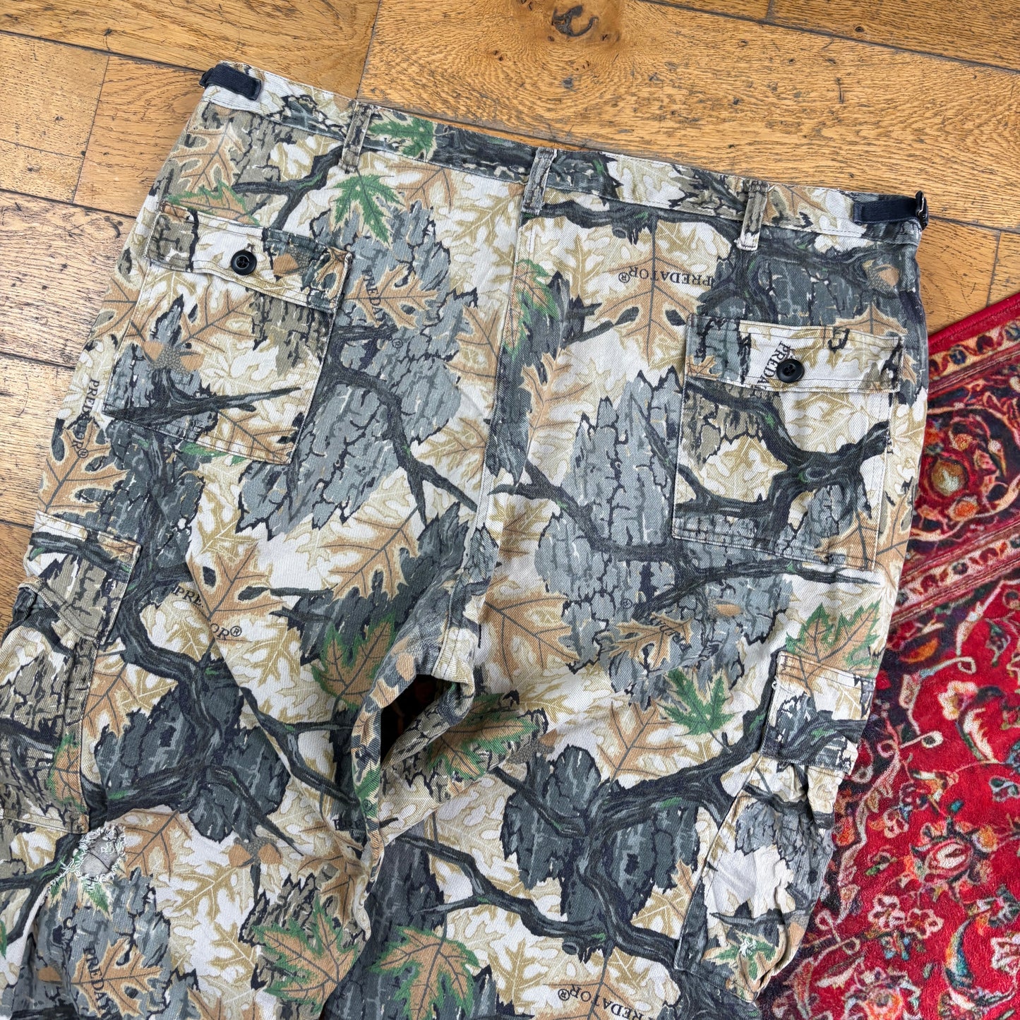 Vintage Real Tree Camo Green Hunting Workwear Trousers - 44